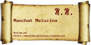 Maschat Meluzina névjegykártya
